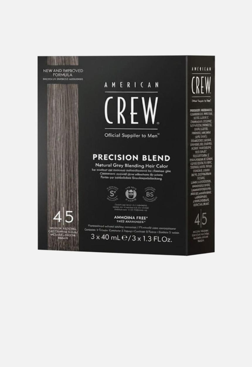 American Crew - Precision Blend Medium Natural 4-5 - 3x40ml