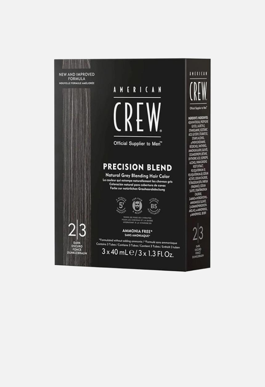 American Crew - Precision Blend Dark 2-3 - 3x40ml