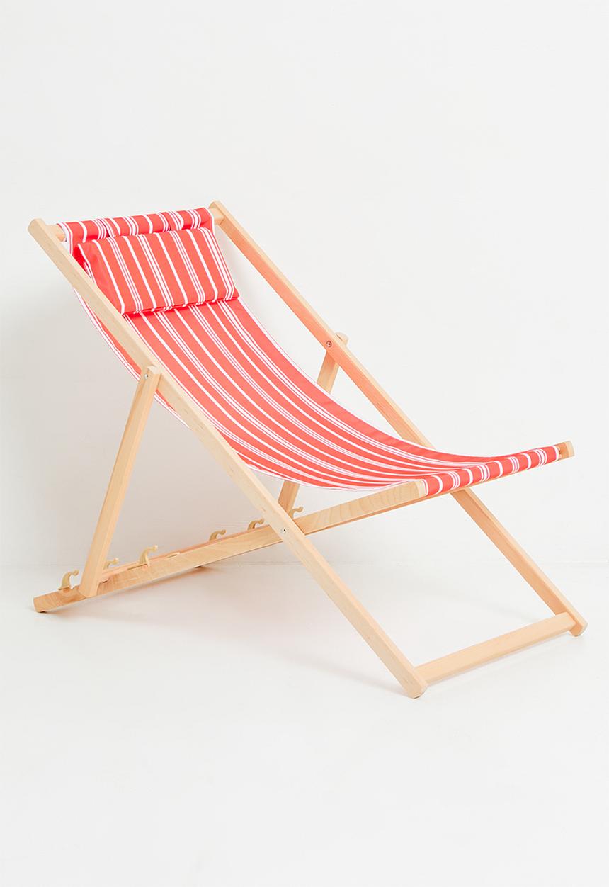 H&S - Outdoor Nelly Beach Chair - Red