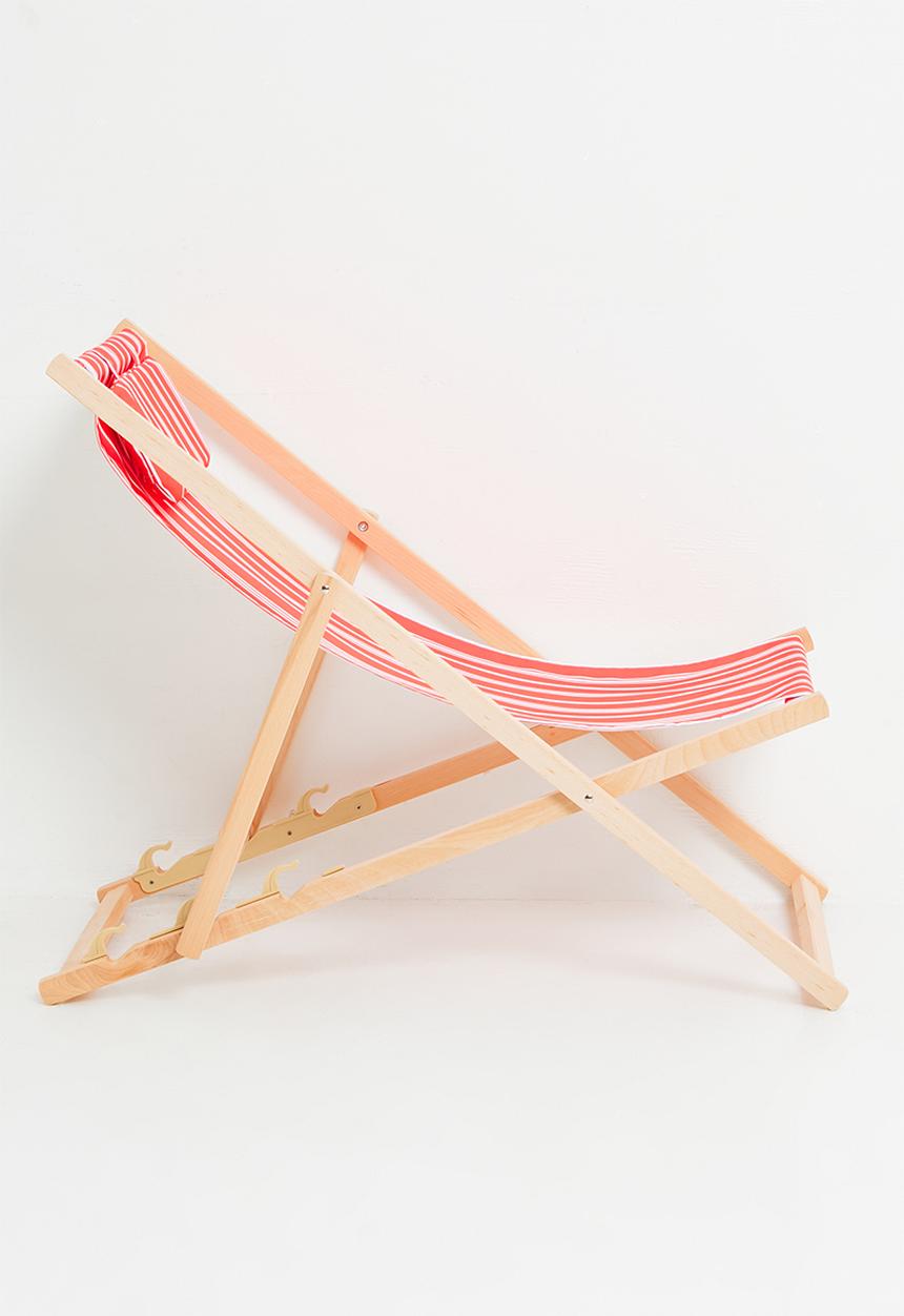 H&S - Outdoor Nelly Beach Chair - Red