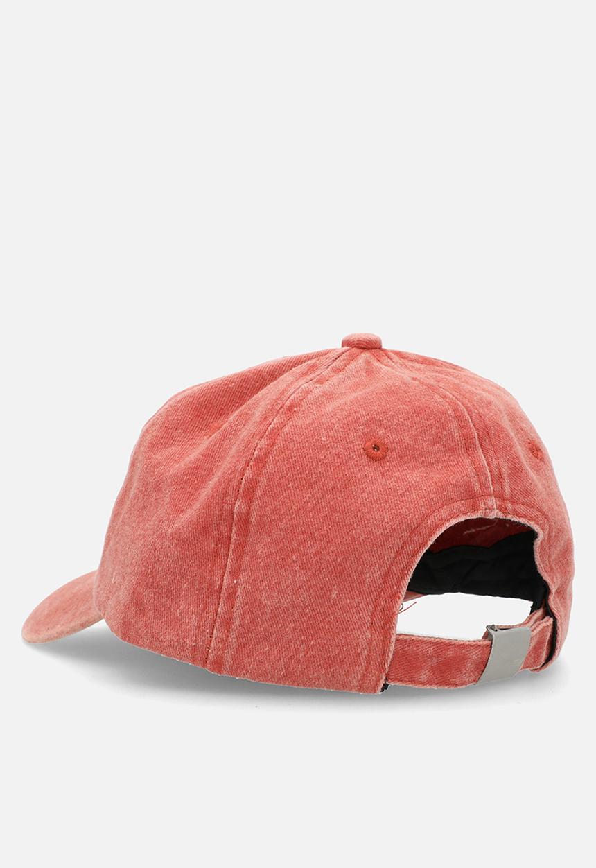 Pop Candy - Embroidered motor club cap - pale red