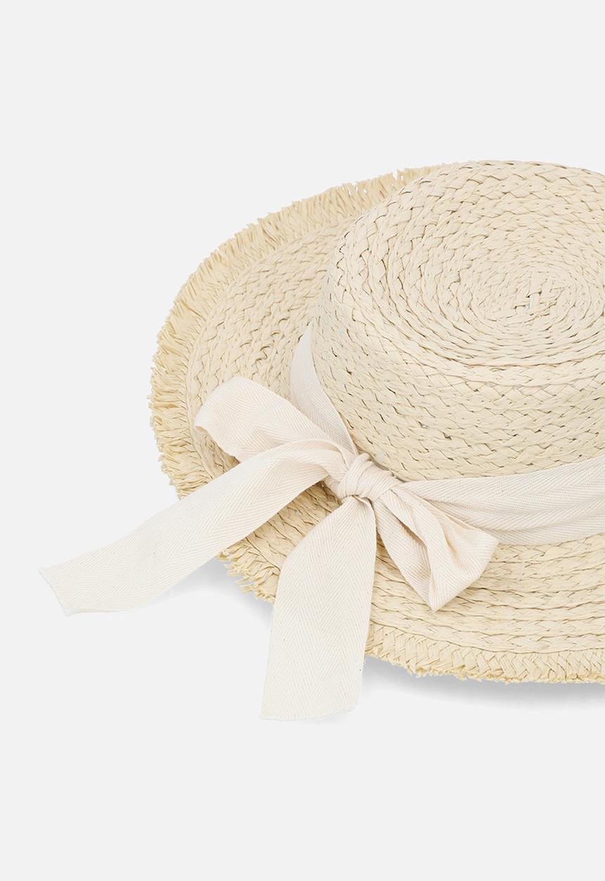 Pop Candy - Boater hat - natural