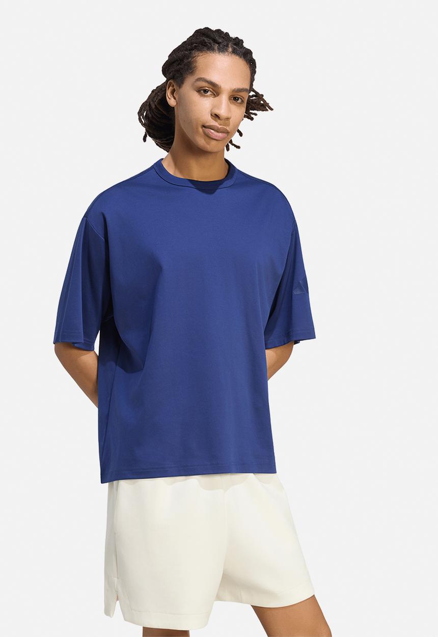 adidas Performance - Small Logo Tee  - dark blue