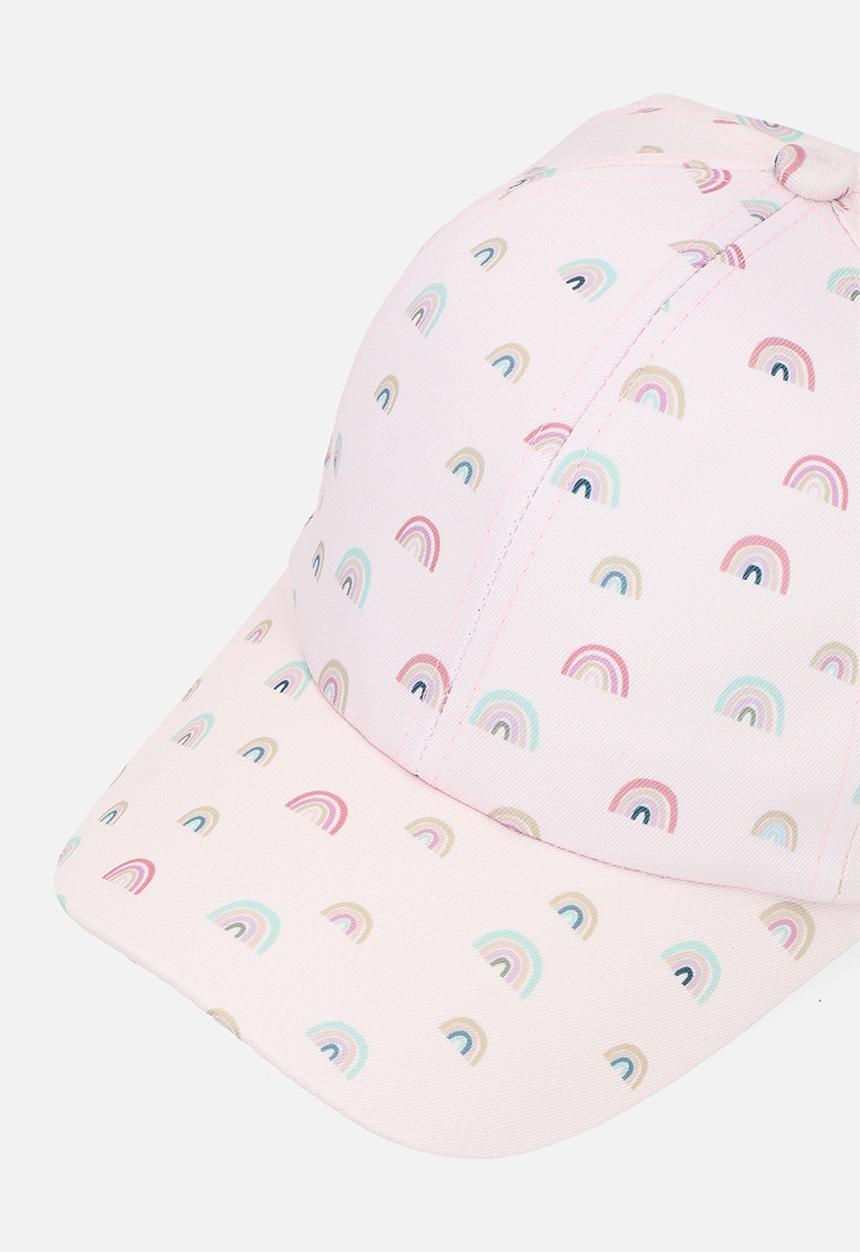 Pop Candy - Classic cap - pale pink/rainbow aop