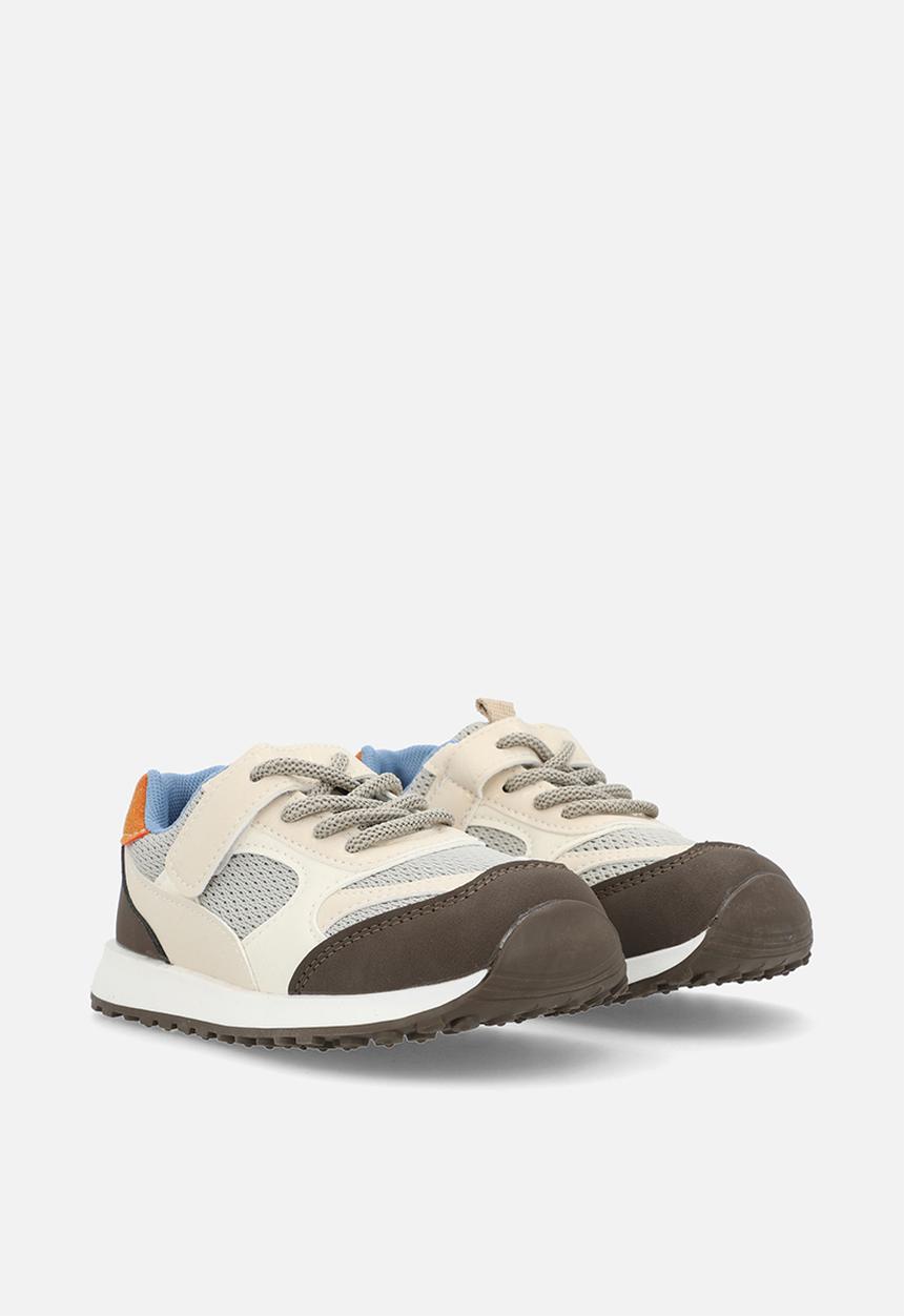 Pop Candy - Mesh design sneakers - neutral multi/orange