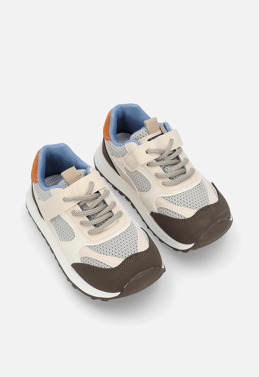 Pop Candy - Mesh design sneakers - neutral multi/orange