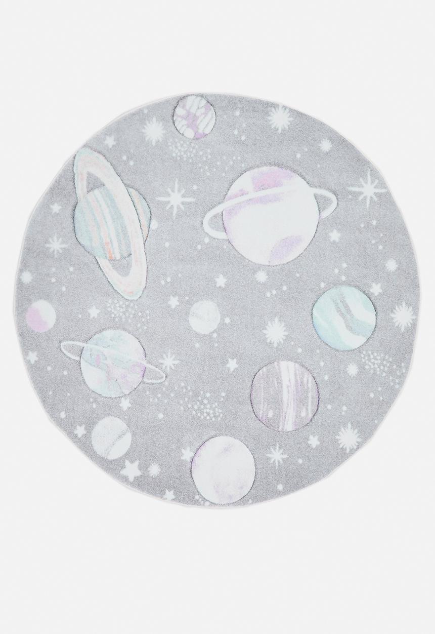 Pop Candy - Galaxy themed rug - grey