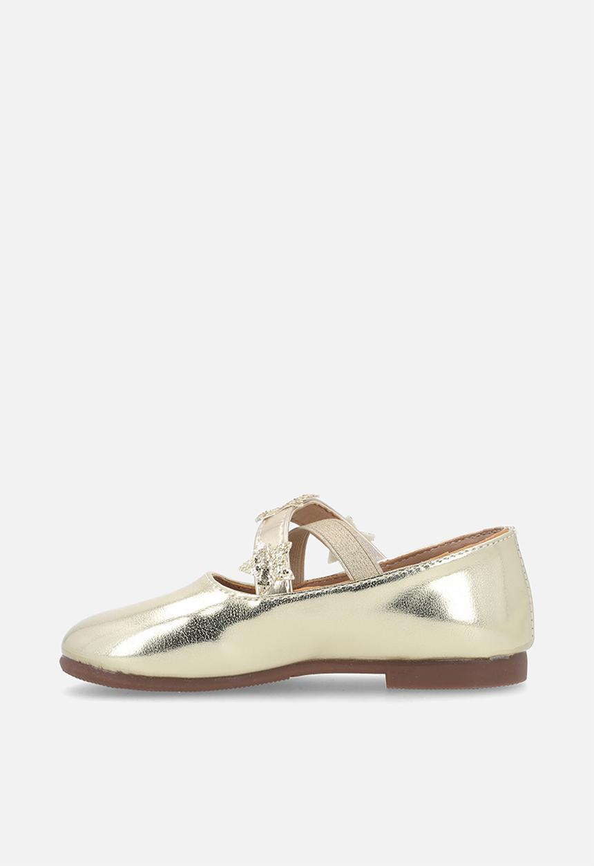 Pop Candy - Metallic ballerina pumps - gold