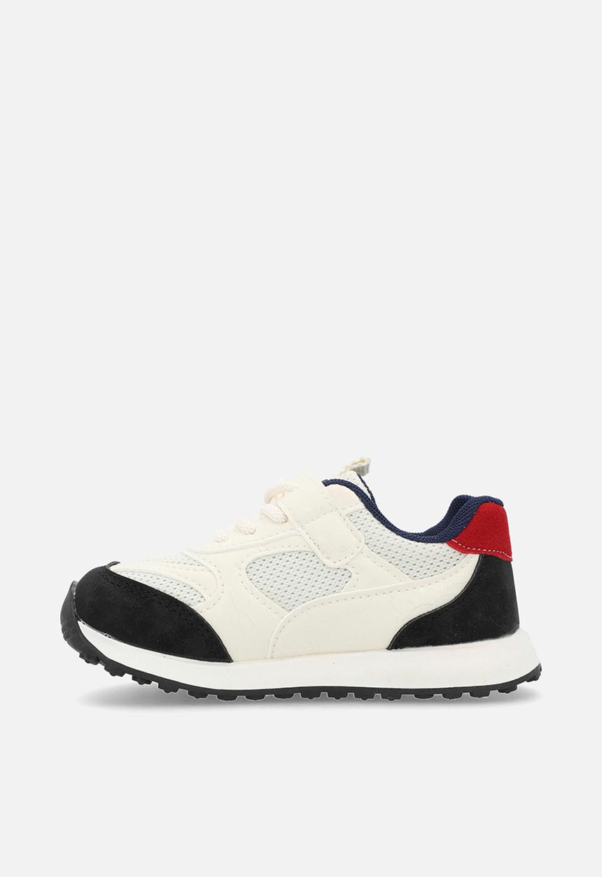 Pop Candy - Mesh design sneakers - neutral multi/red