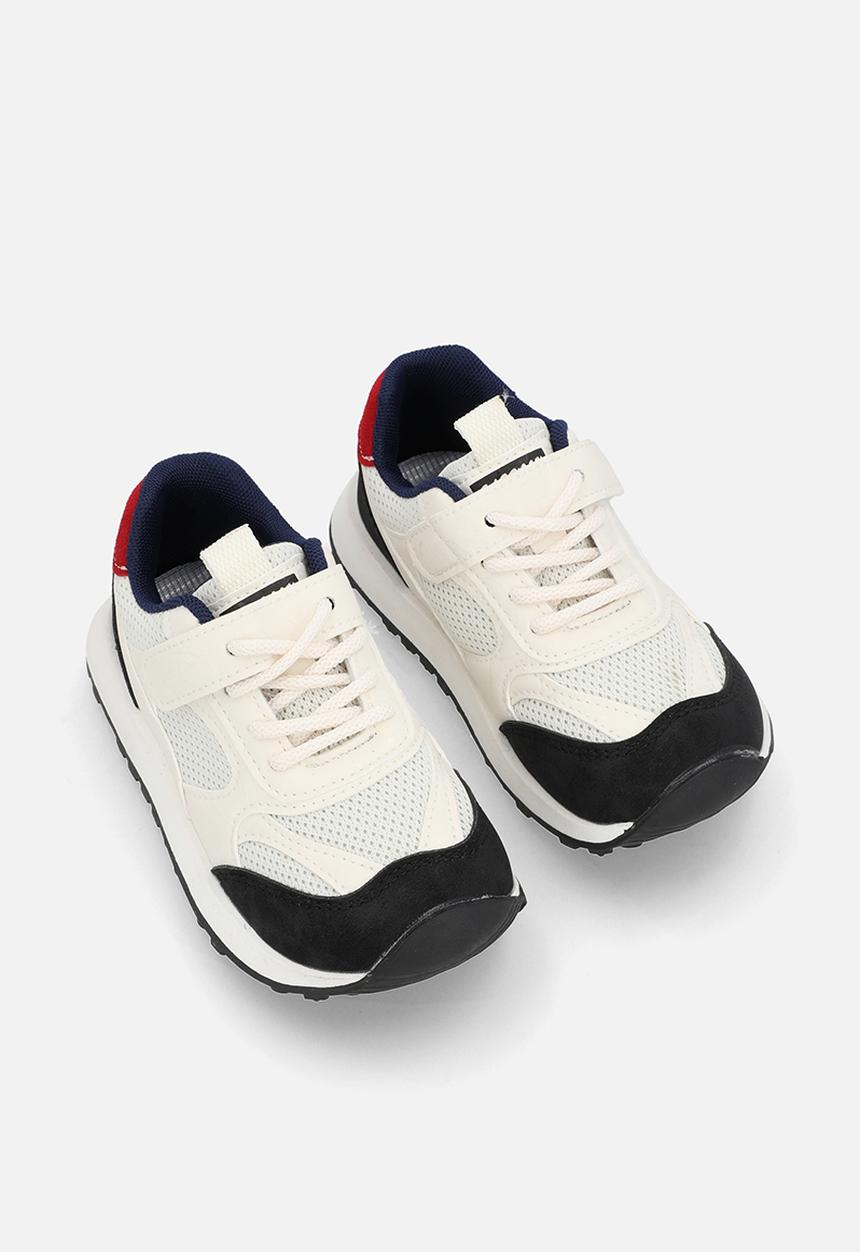 Pop Candy - Mesh design sneakers - neutral multi/red