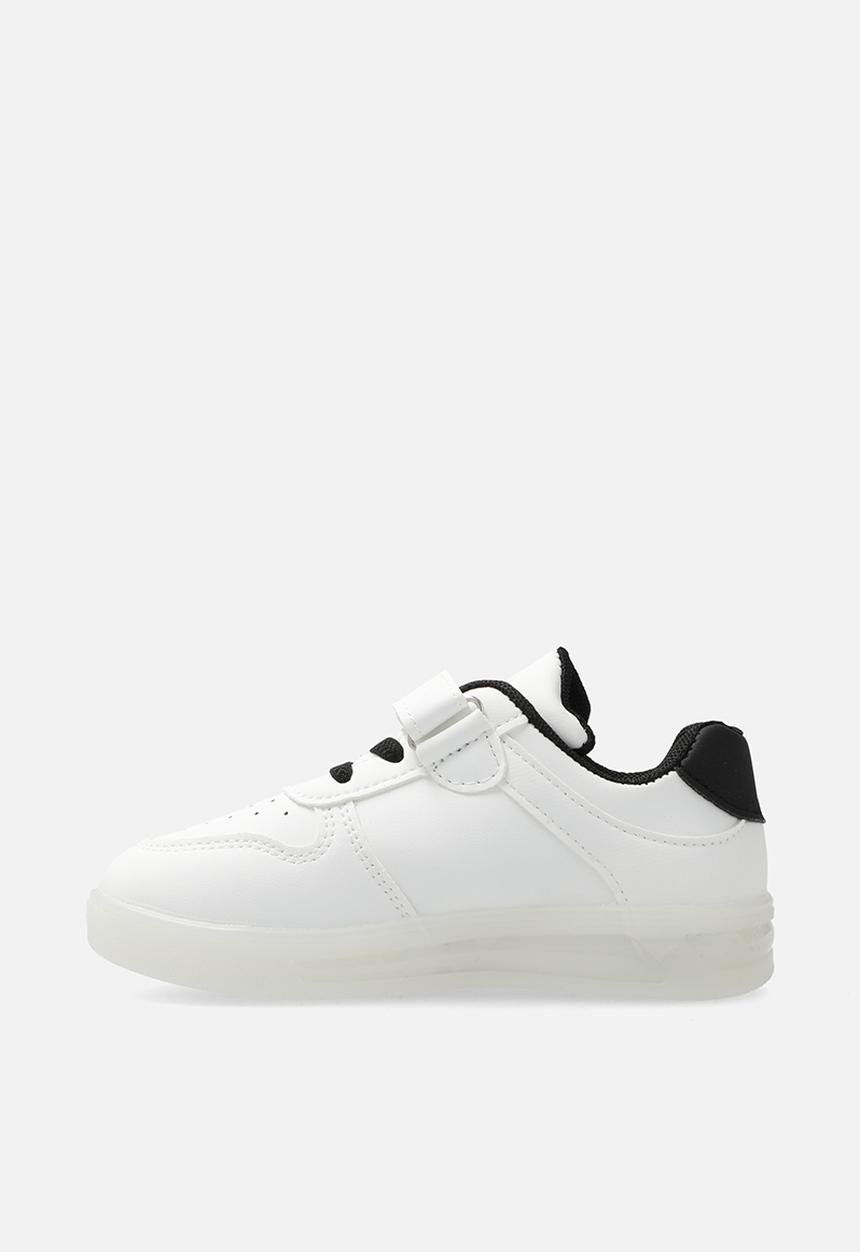 Pop Candy - LED sole sneakers - white/black