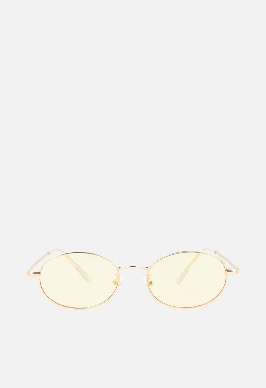 Pop Candy - Gold frame glasses - yellow