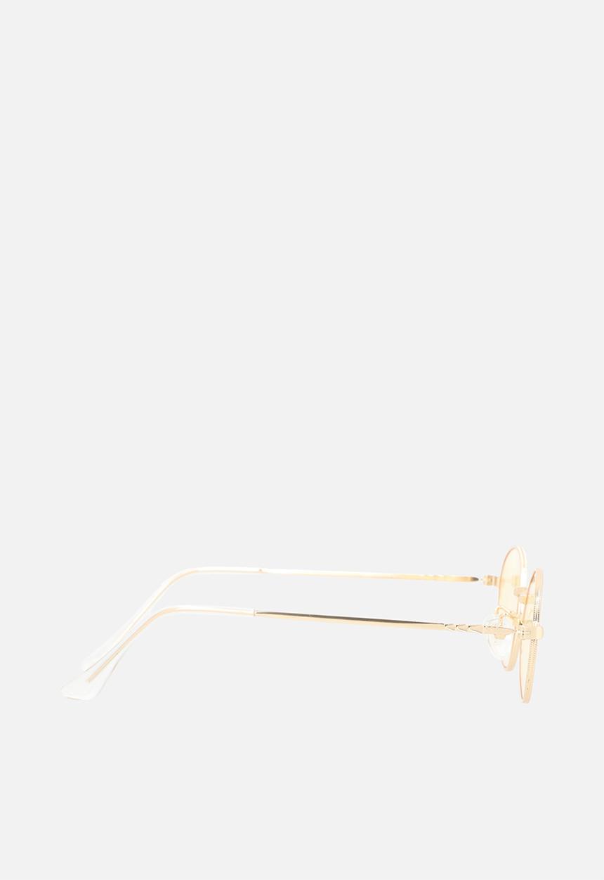 Pop Candy - Gold frame glasses - yellow