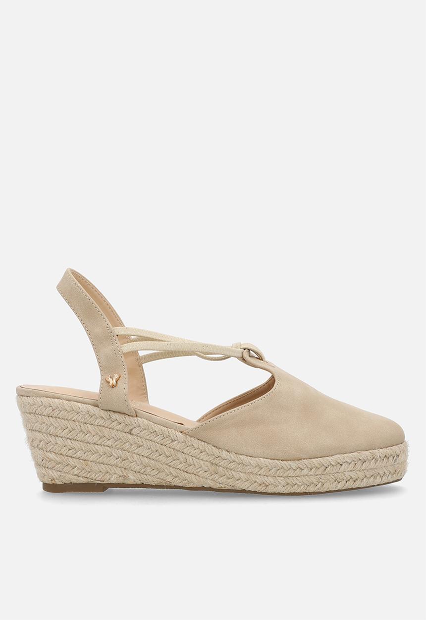 Butterfly Feet - Lanah 3 espadrille wedge heel - taupe