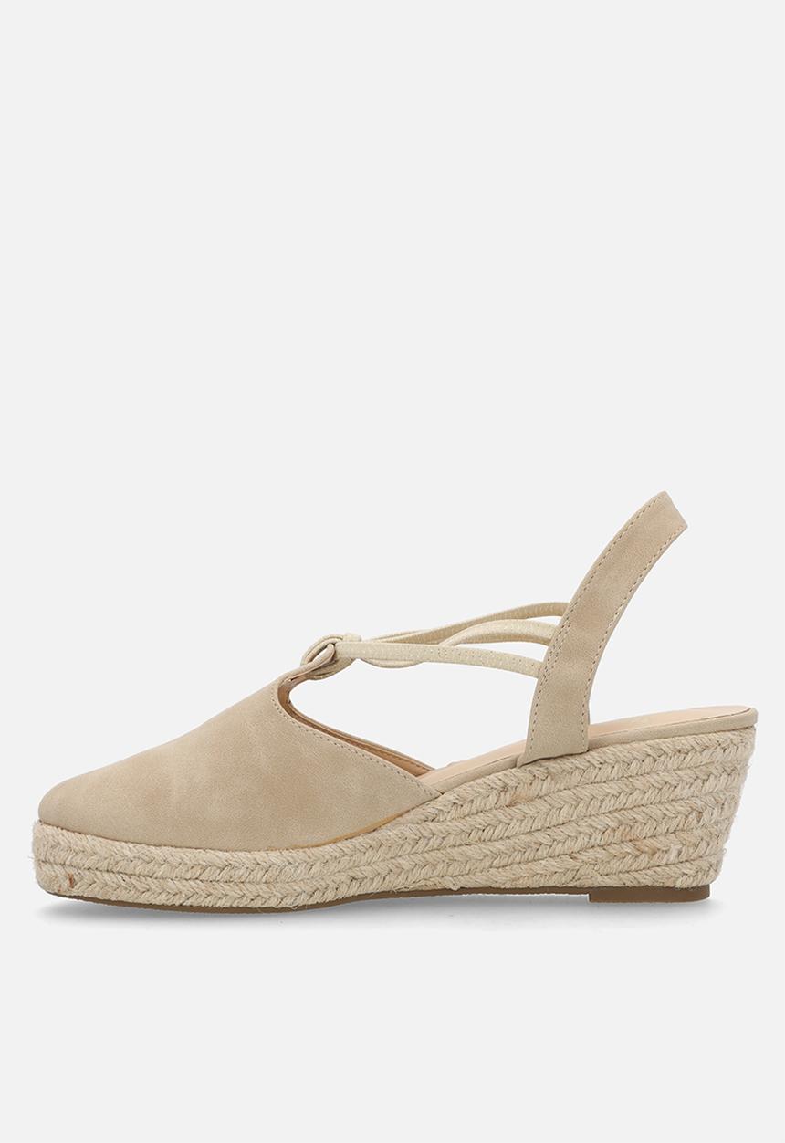 Butterfly Feet - Lanah 3 espadrille wedge heel - taupe
