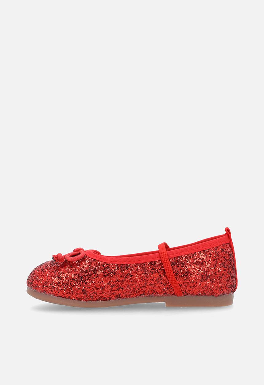 Pop Candy - Glitter pumps - red