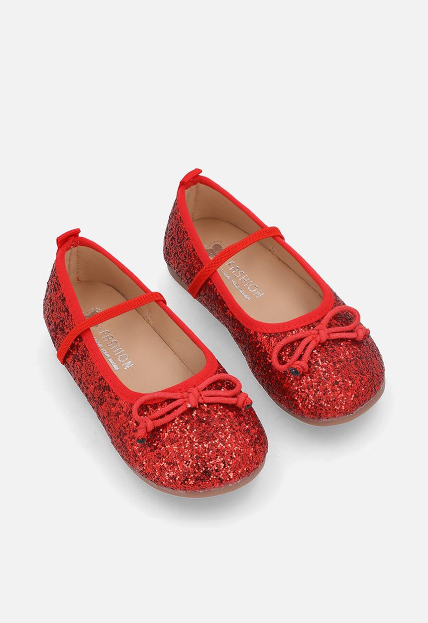 Pop Candy - Glitter pumps - red