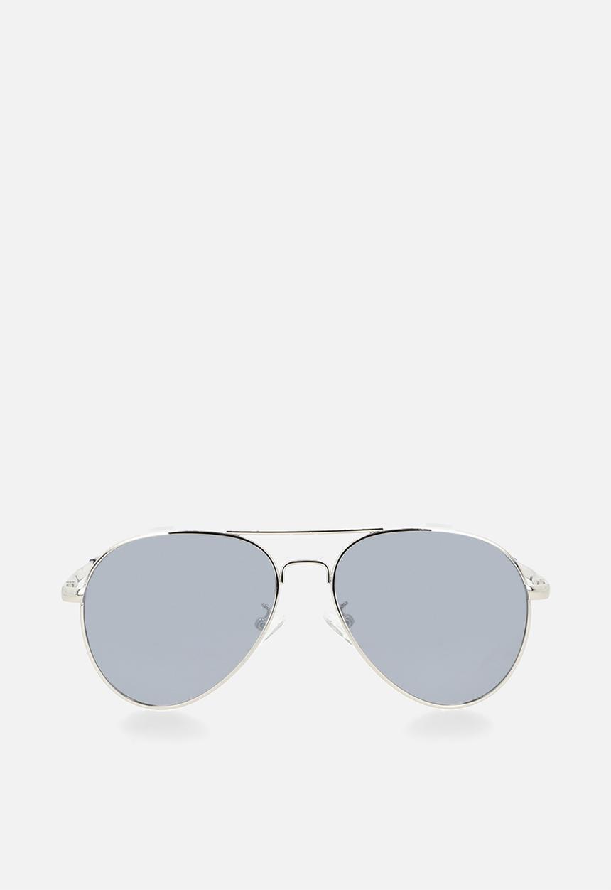 Pop Candy - Aviator-style sunglasses - silver/black