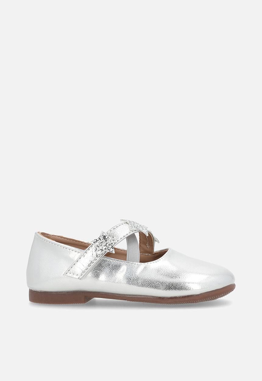 Pop Candy - Metallic ballerina pumps - silver