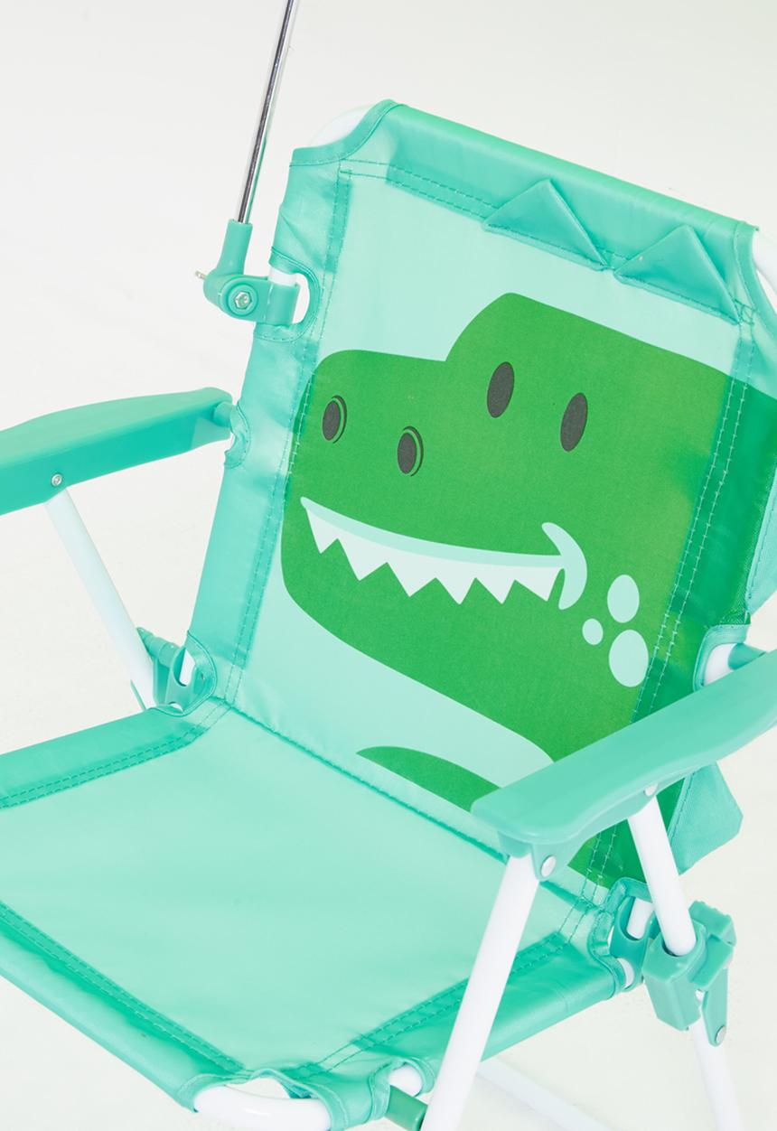 Pop Candy - Croc graphic camp chair - turquoise
