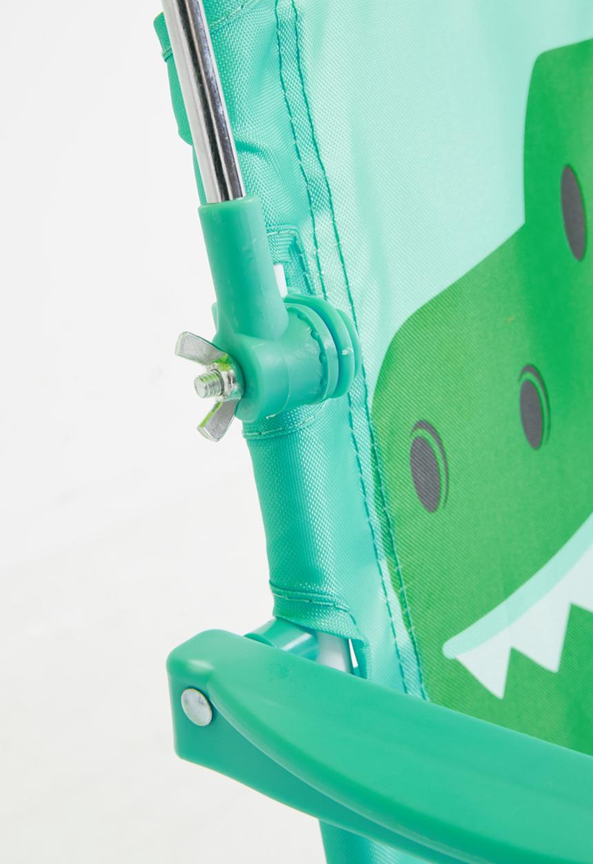 Pop Candy - Croc graphic camp chair - turquoise