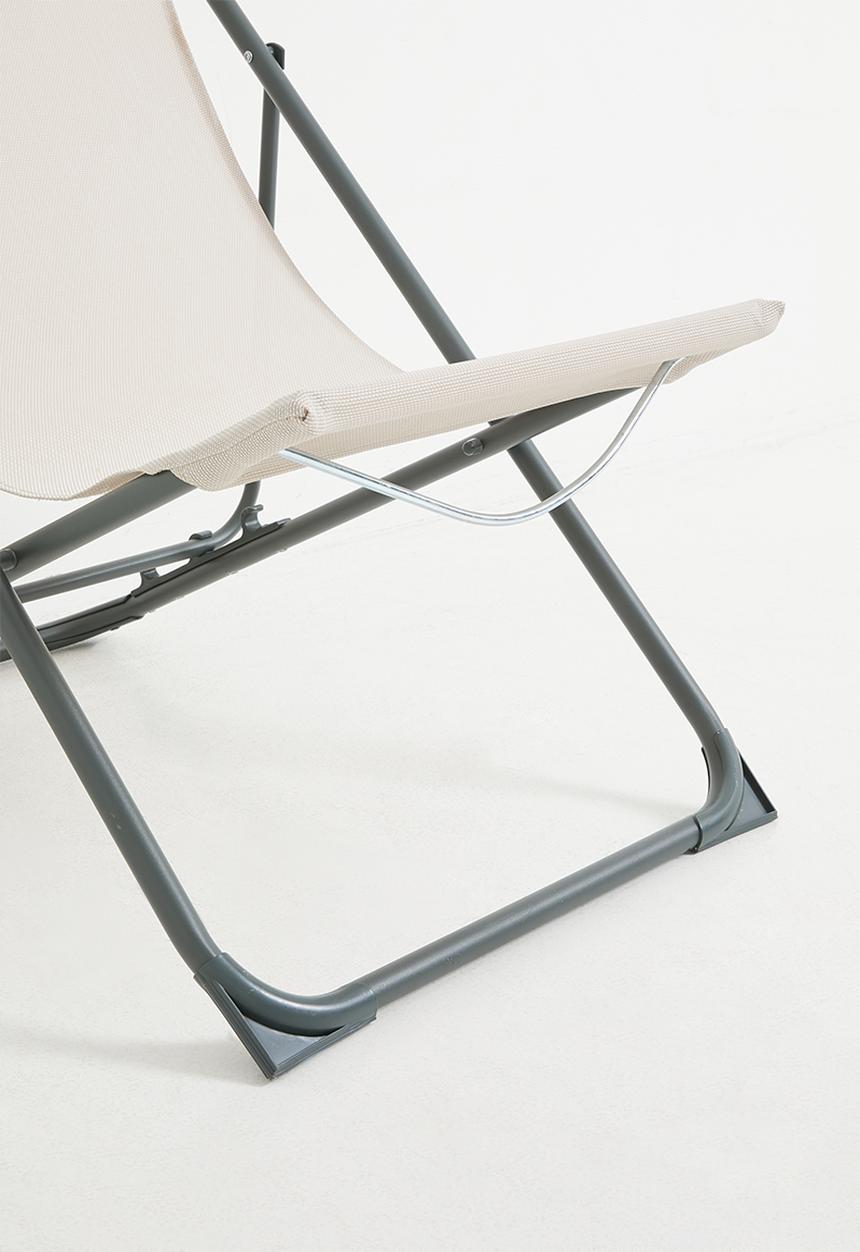 H&S - Outdoor Pool Folding Chair - Beige