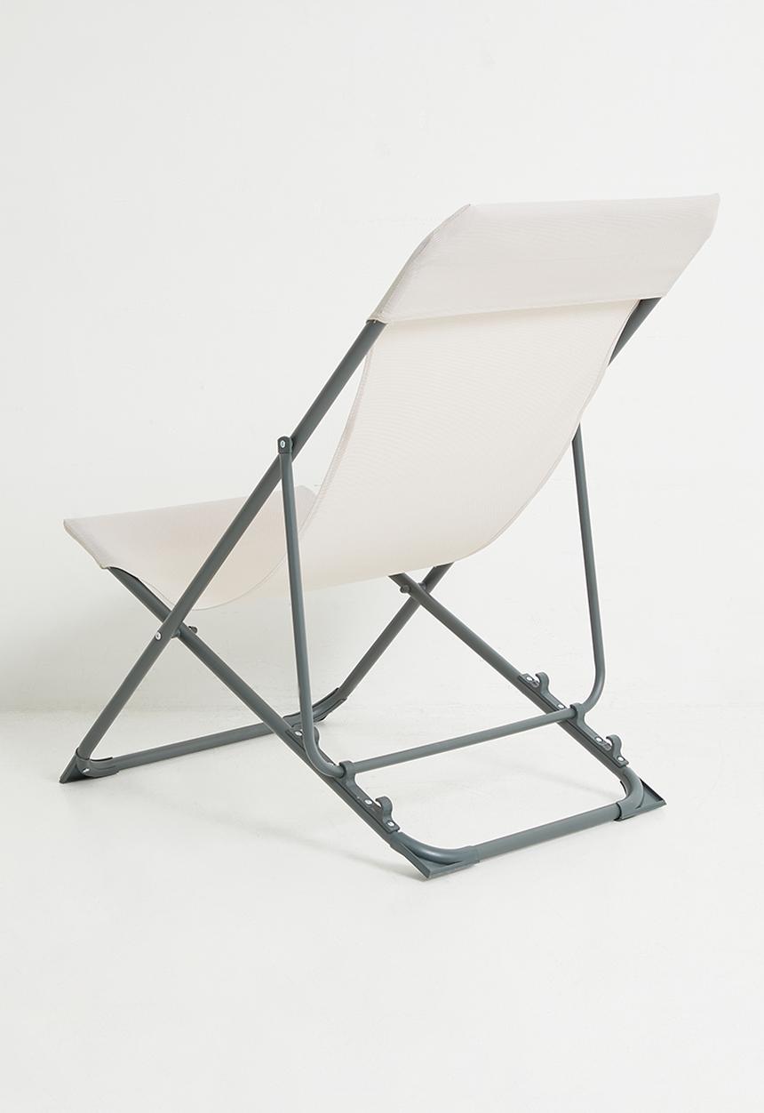 H&S - Outdoor Pool Folding Chair - Beige