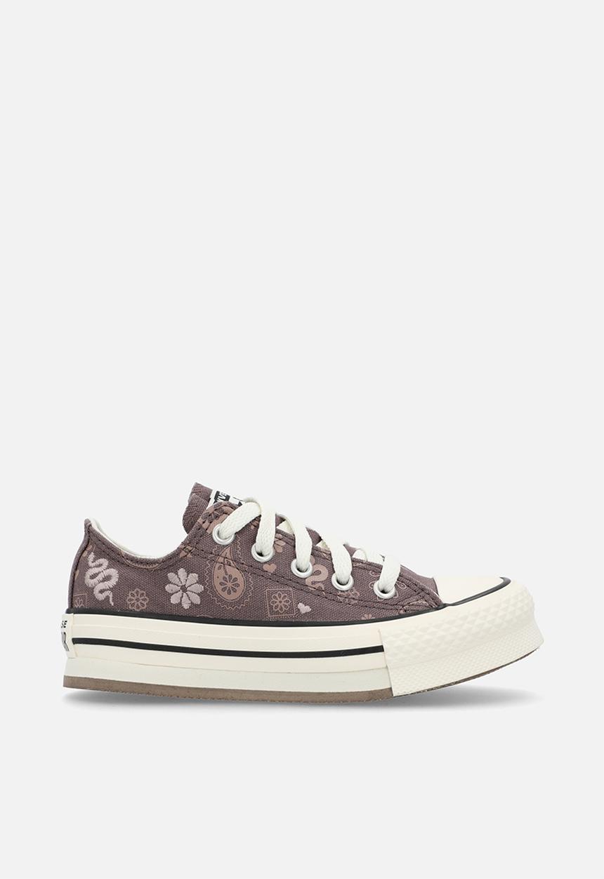 Converse - Chuck taylor all star eva lift - pot hole plum/bite the dust/egret