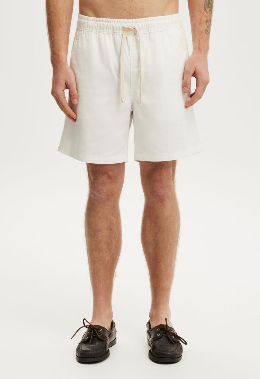Cotton On - Easy Short - Off White Twill