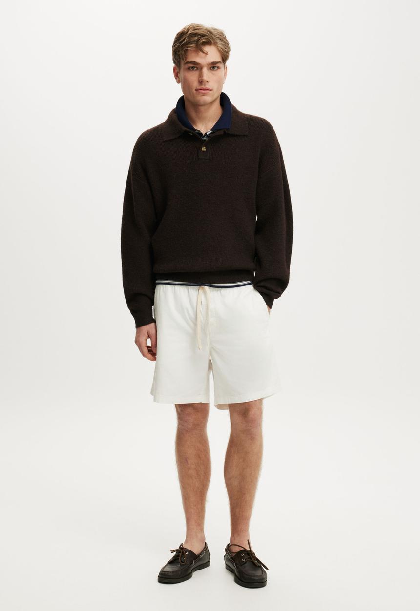 Cotton On - Easy Short - Off White Twill