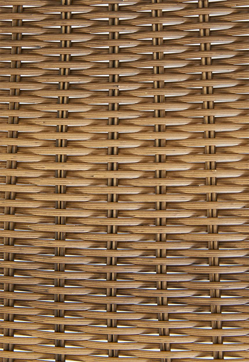 H&S - Outdoor Geo Weave Garden Chair - Natural & Black