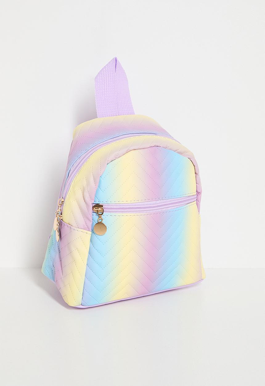 Pop Candy - Chevron quilted backpack - multi