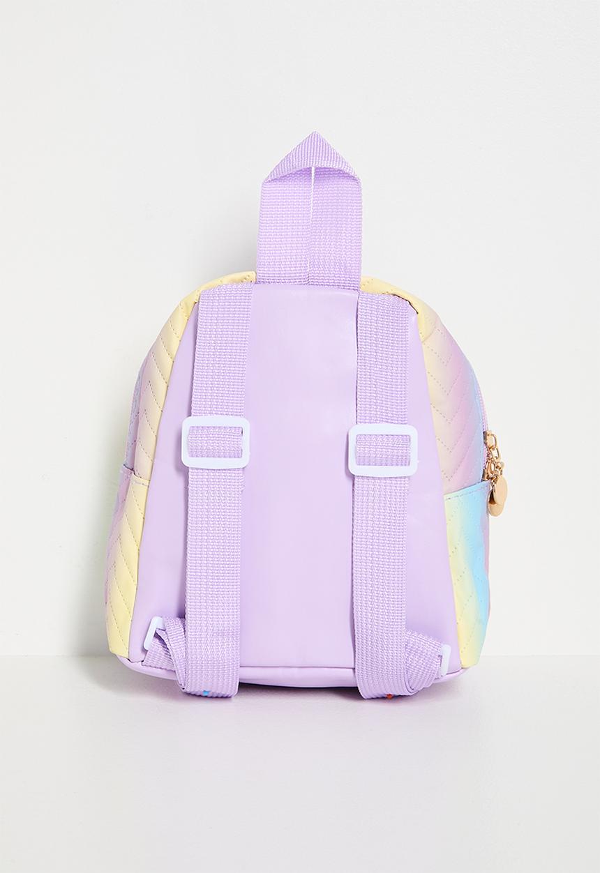 Pop Candy - Chevron quilted backpack - multi