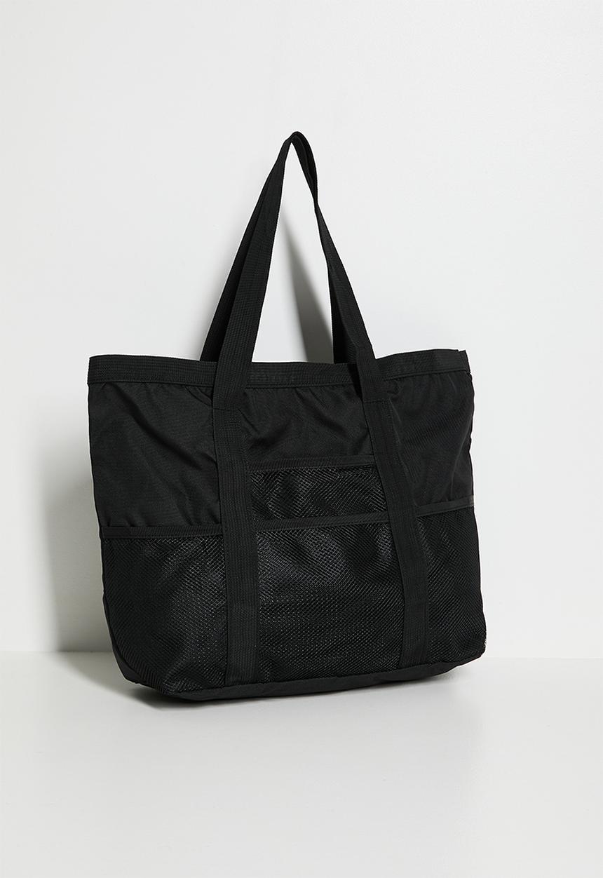 Pop Candy - Mesh compartment tote bag - black