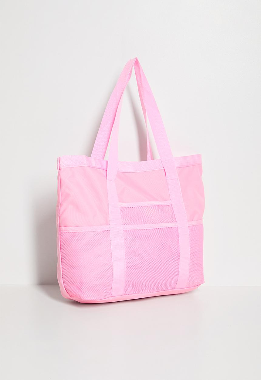 Pop Candy - Mesh compartment tote bag - pink