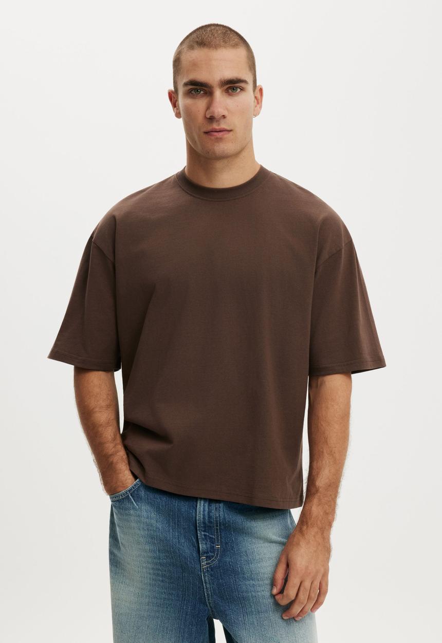 Cotton On - Cropped Fit T-shirt - Espresso