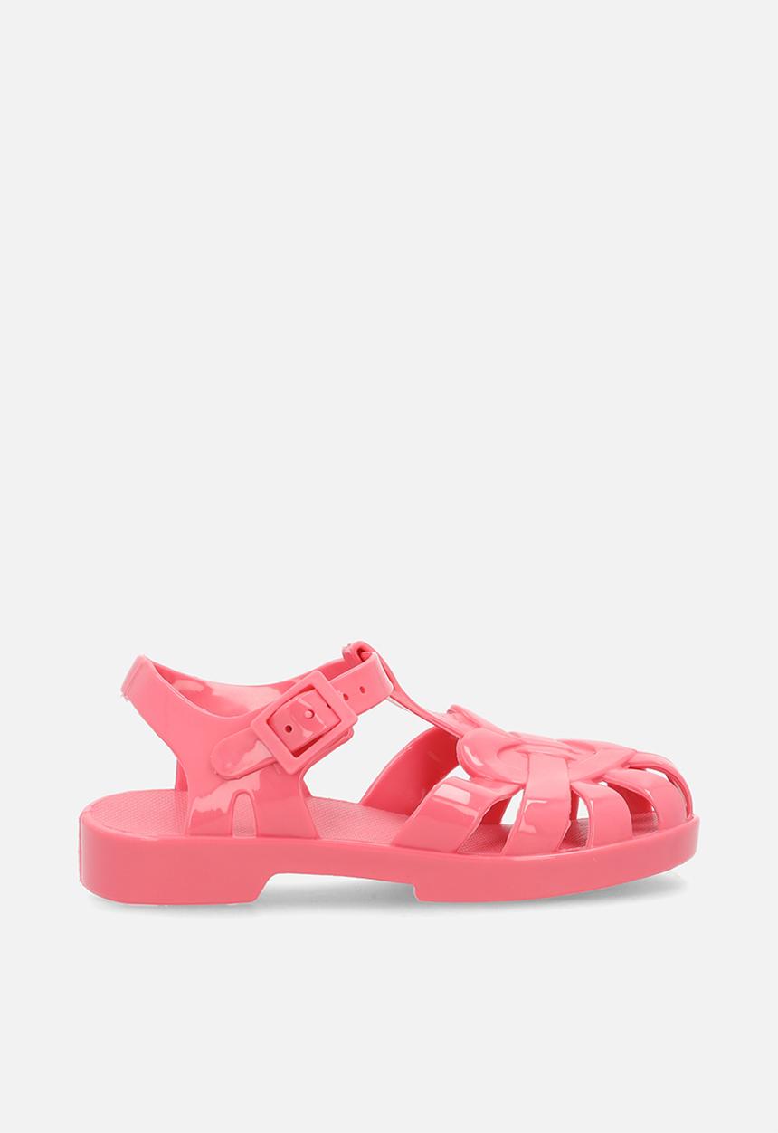 Pop Candy - Heart jelly sandals - dk pink