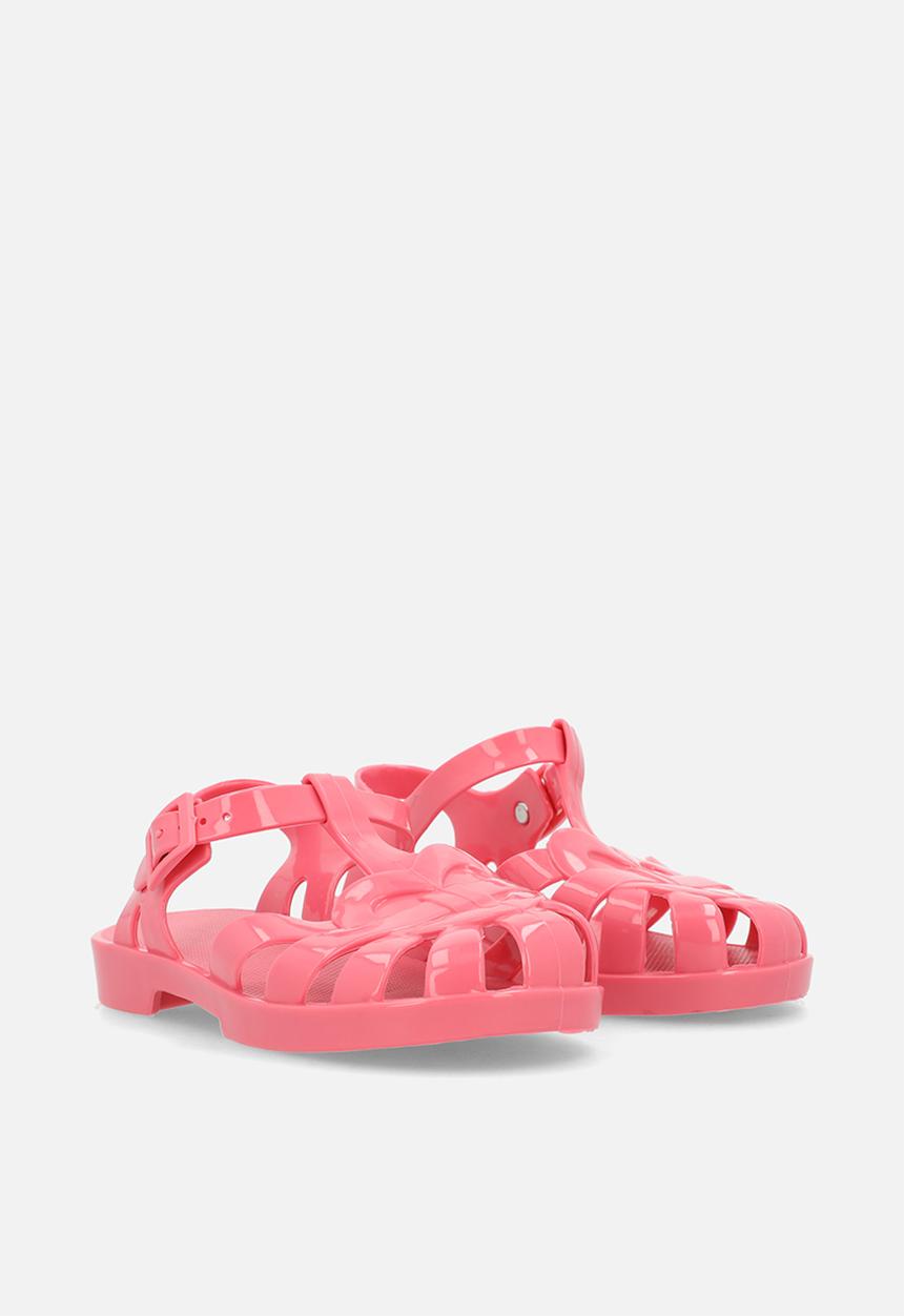 Pop Candy - Heart jelly sandals - dk pink