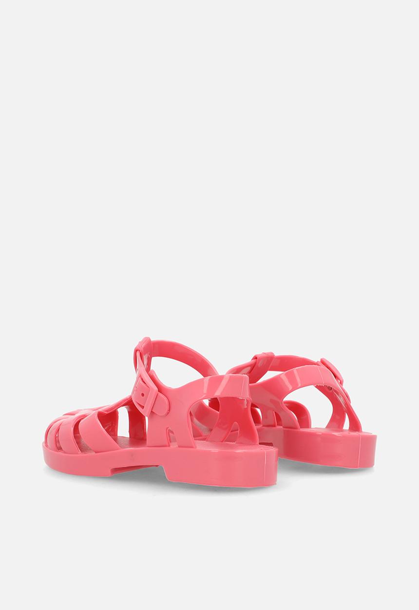 Pop Candy - Heart jelly sandals - dk pink
