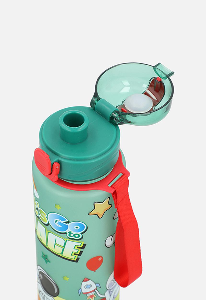 Pop Candy - Graphic & slogan water bottle - green/multi