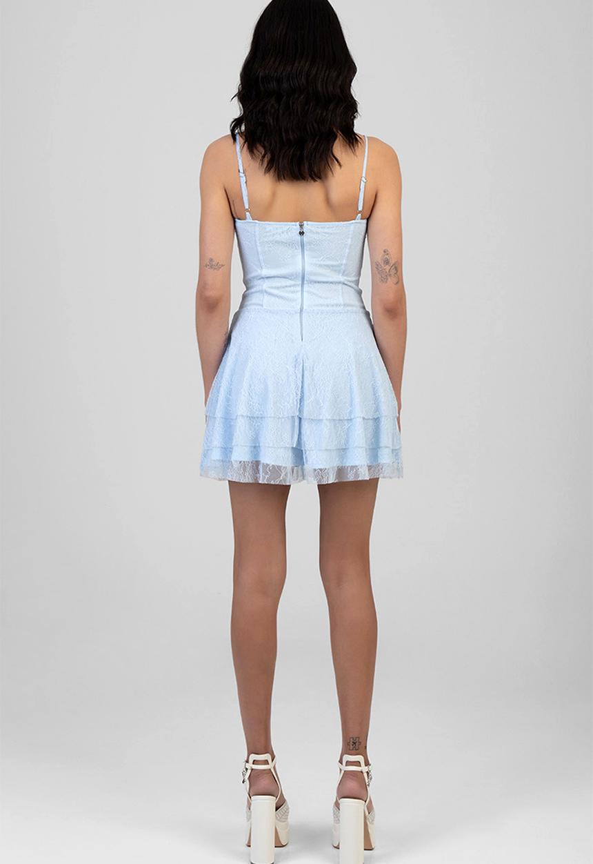 SISSY BOY - Never Settle Mini Dress - Pale Blue
