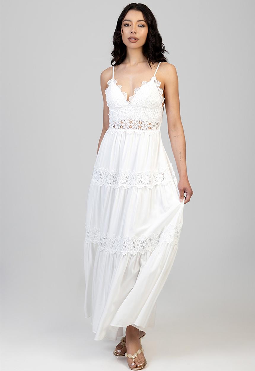 SISSY BOY - Adore You Maxi Dress - Off White