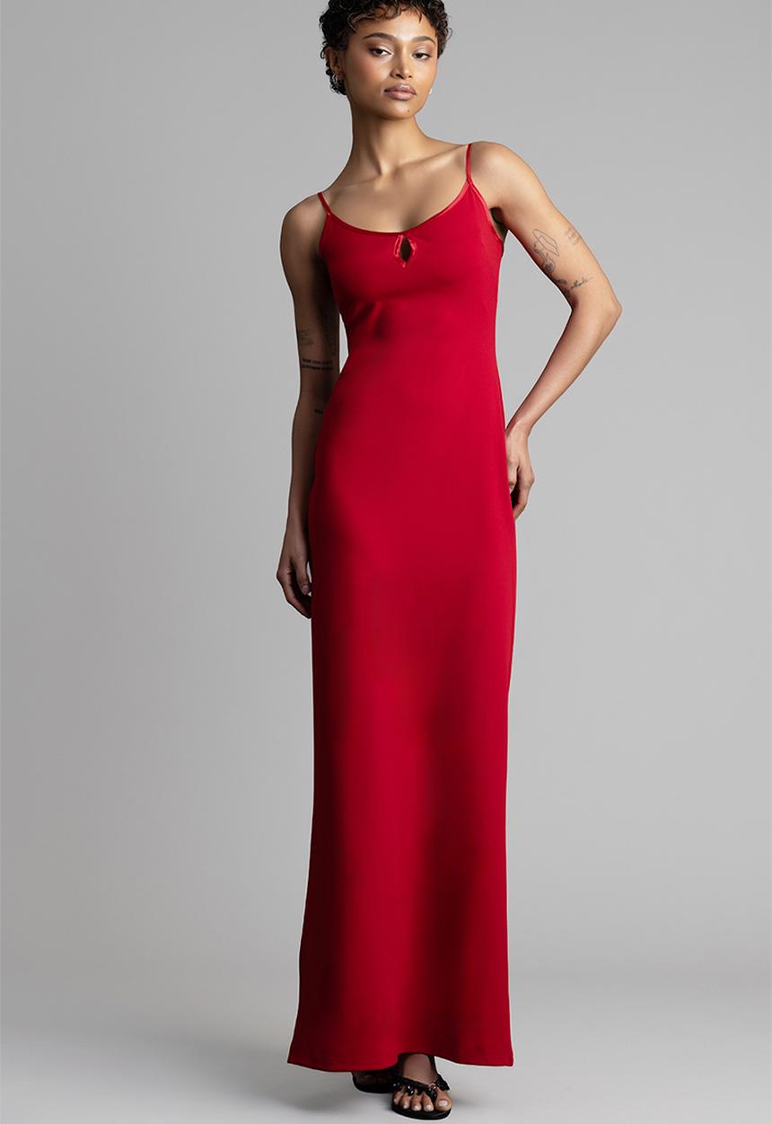 SISSY BOY - Make You Blush Maxi Dress - Red