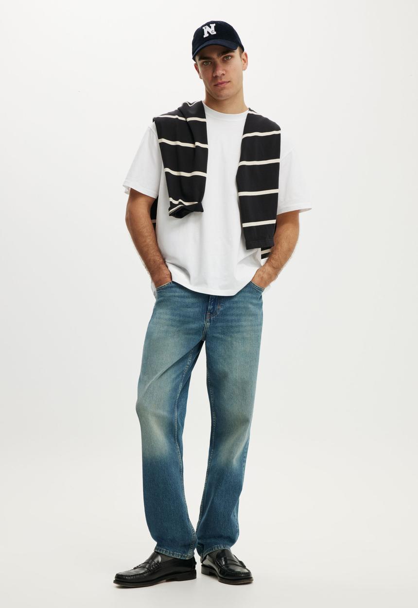 Cotton On - Loose Straight Jean - Automatic Blue
