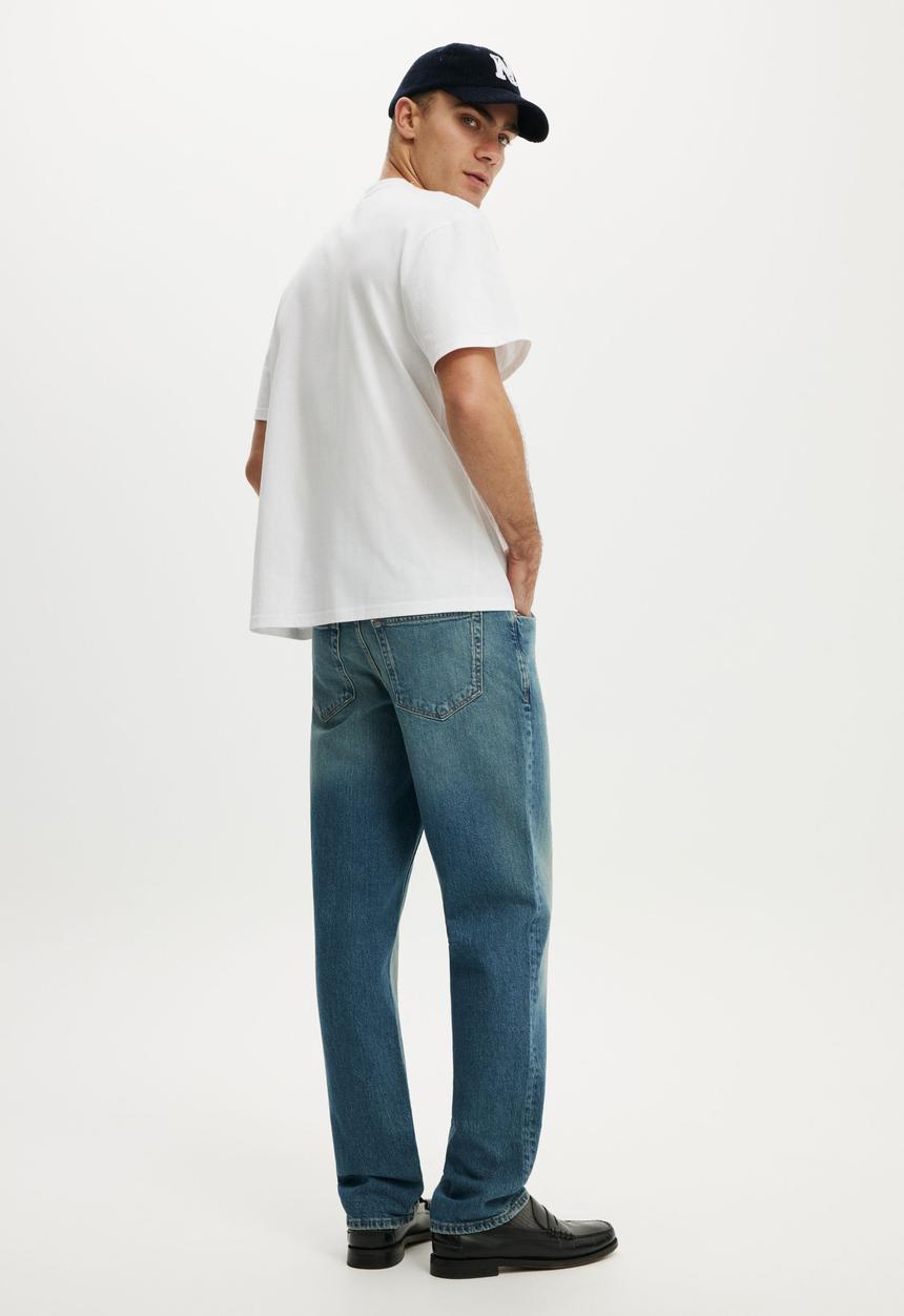 Cotton On - Loose Straight Jean - Automatic Blue
