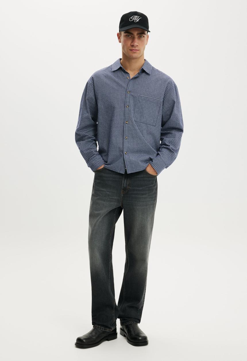 Cotton On - Loose Straight Jean - Shadow Black