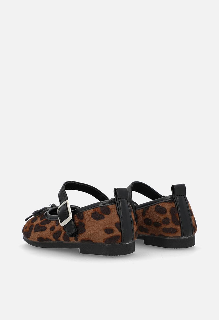 Pop Candy - Ankle strap pumps - dark leopard print