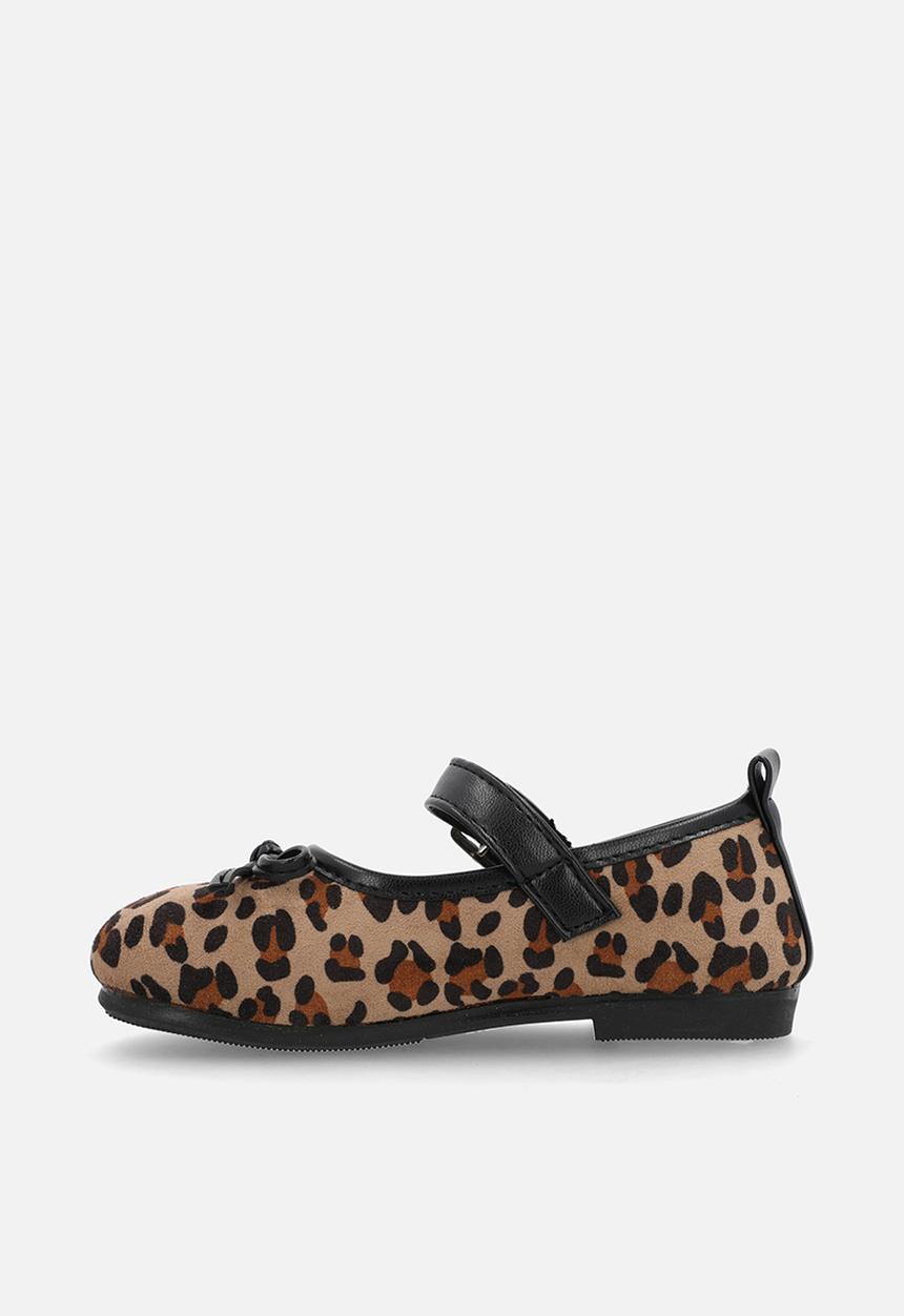 Pop Candy - Ankle strap pumps - lt leopard print