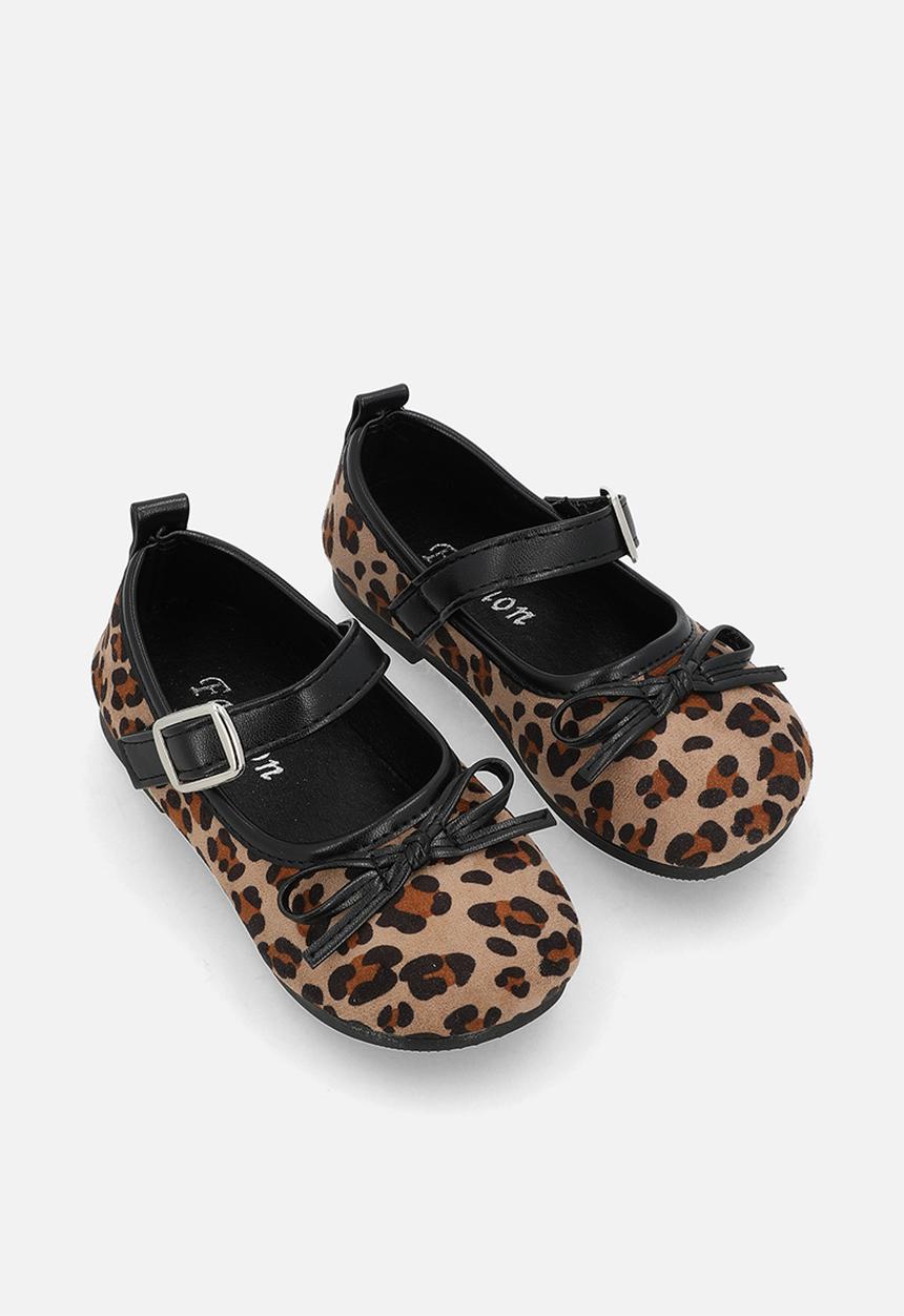 Pop Candy - Ankle strap pumps - lt leopard print