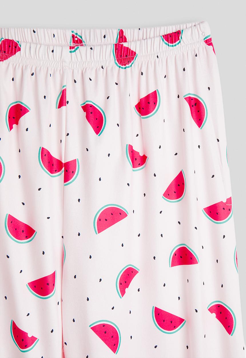 Pop Candy - Aop sleep shirt and shorts - pink